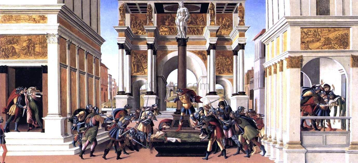 Sandro Botticelli The Story of Lucretia - Canvas Print