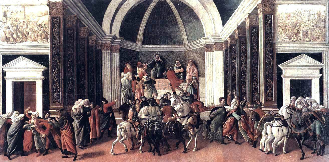Sandro Botticelli The Story of Virginia - Canvas Print