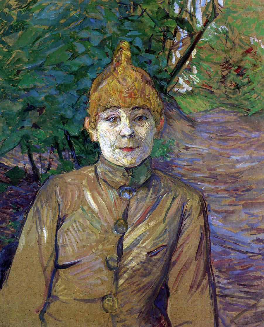 Henri De Toulouse-Lautrec The Streetwalker (also known as Casque d'Or) - Canvas Print
