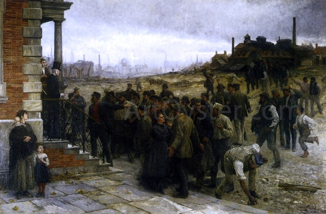 Robert Koehler The Strike - Canvas Print