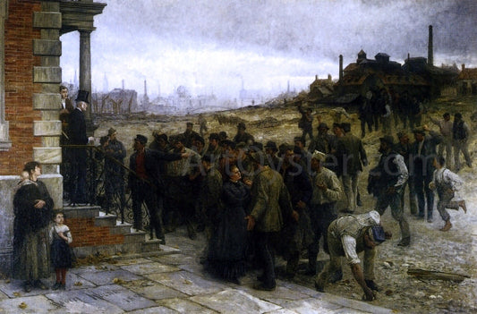 Robert Koehler The Strike - Canvas Print