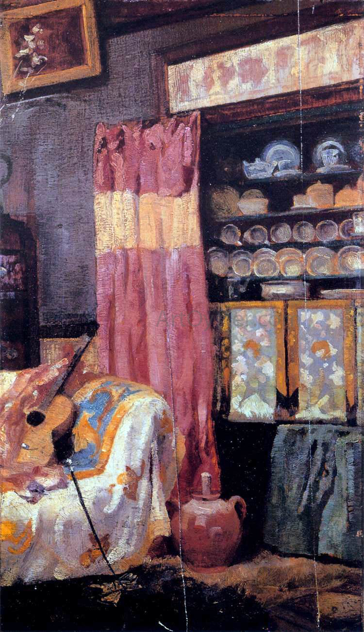Odoardo Borrani The Studio - Canvas Print