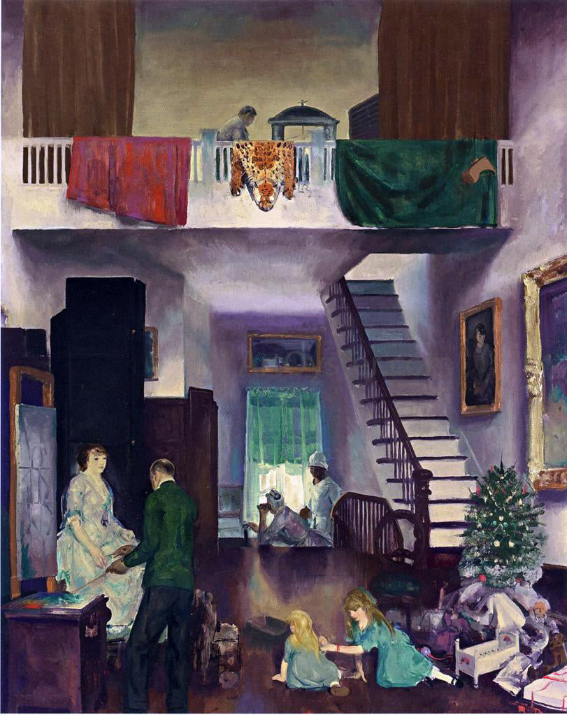 George Wesley Bellows A Studio - Canvas Print