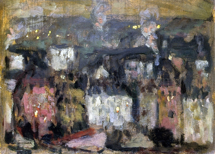 Henri Le Sidaner The Suburbs - Canvas Print
