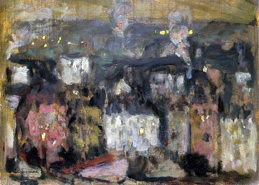Henri Le Sidaner The Suburbs - Canvas Print