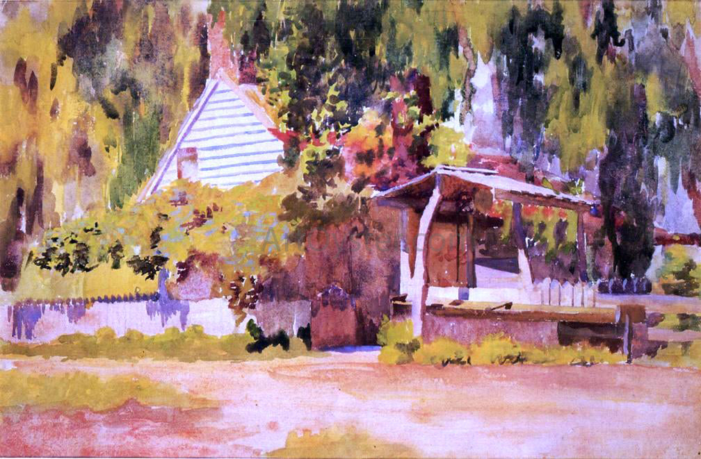 Thomas Pollock Anschutz The Summer House - Canvas Print