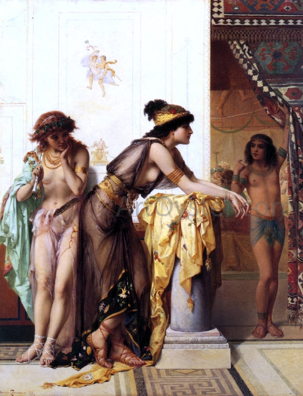 Pierre Joseph Coomans The Summons - Canvas Print