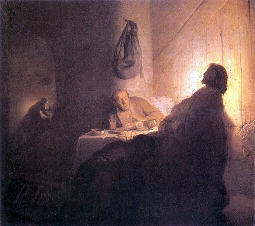 Rembrandt Van Rijn The Supper at Emmaus - Canvas Print