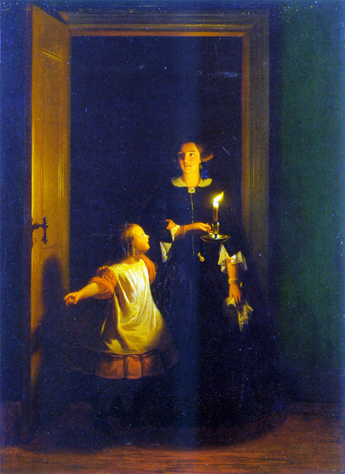 Johannes Rosierse The Surprise - Canvas Print