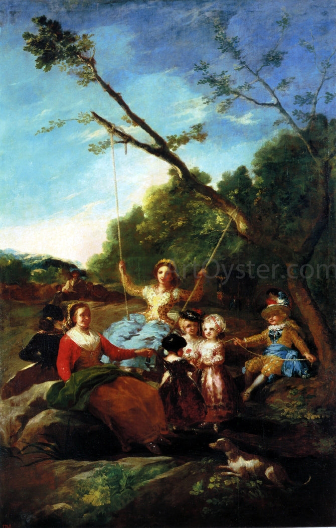 Francisco Jose de Goya Y Lucientes The Swing - Canvas Print