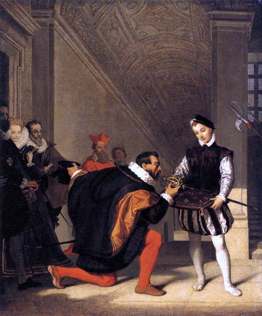 Jean-Auguste-Dominique Ingres The Sword of Henry IV - Canvas Print