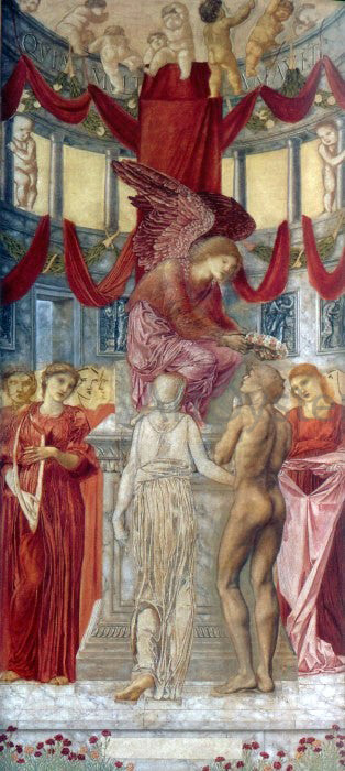 Sir Edward Burne-Jones The Temple of Love - Canvas Print