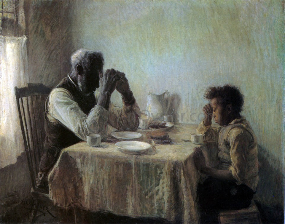 Henry Ossawa Tanner The Thankful Poor - Canvas Print
