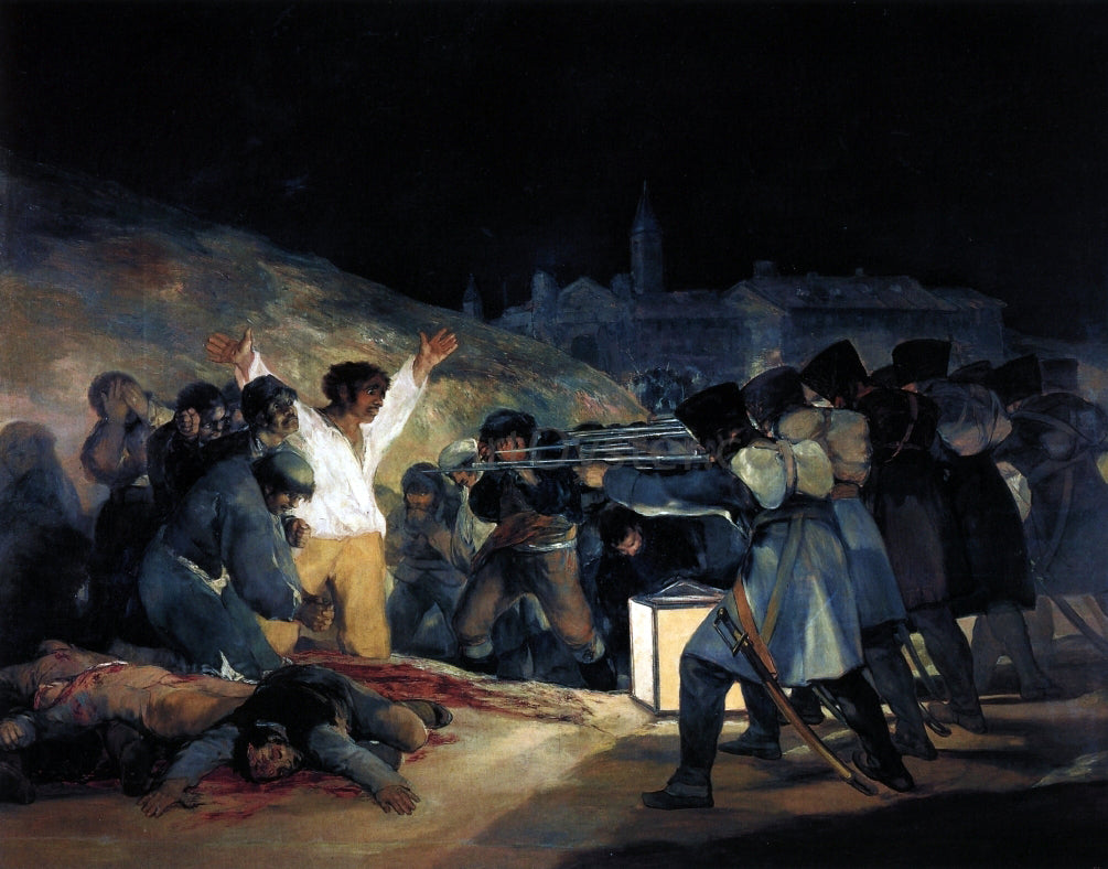 Francisco Jose de Goya Y Lucientes The Third of May 1808 - Canvas Print