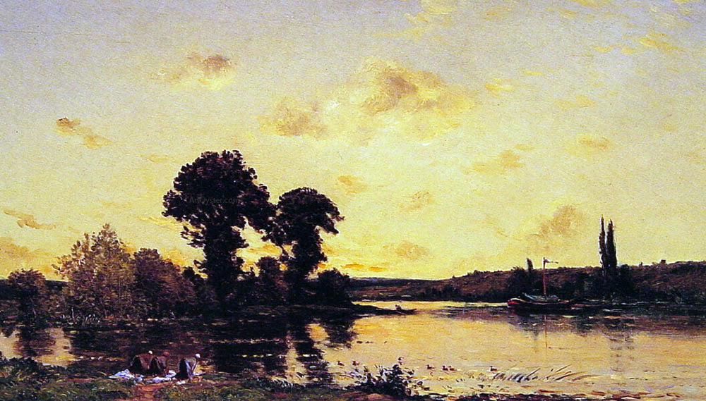 Hippolyte Camille Delpy The Three Laundresses - Canvas Print