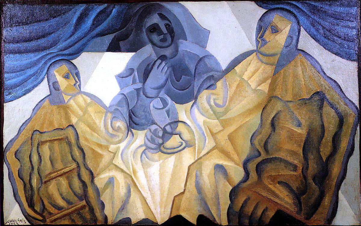 Juan Gris The Three Masks - Canvas Print