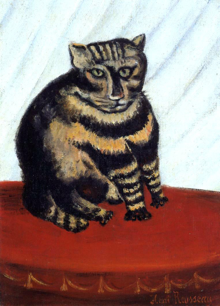Henri Rousseau The Tiger Cat - Canvas Print