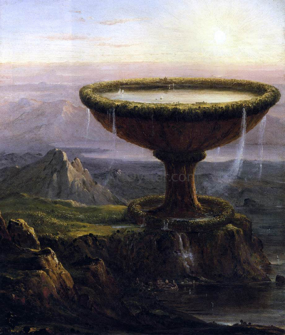 Thomas Cole The Titan's Goblet - Canvas Print