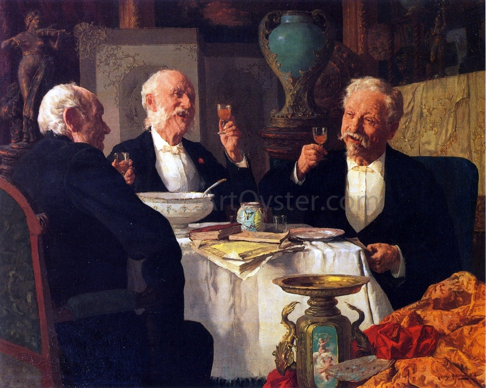 Louis C Moeller The Toast - Canvas Print