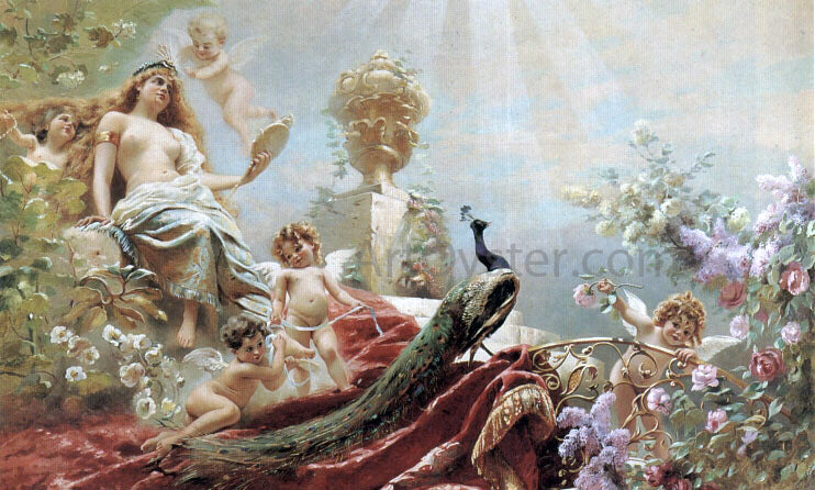 Konstantin Makovsky The Toilet of Venus - Canvas Print