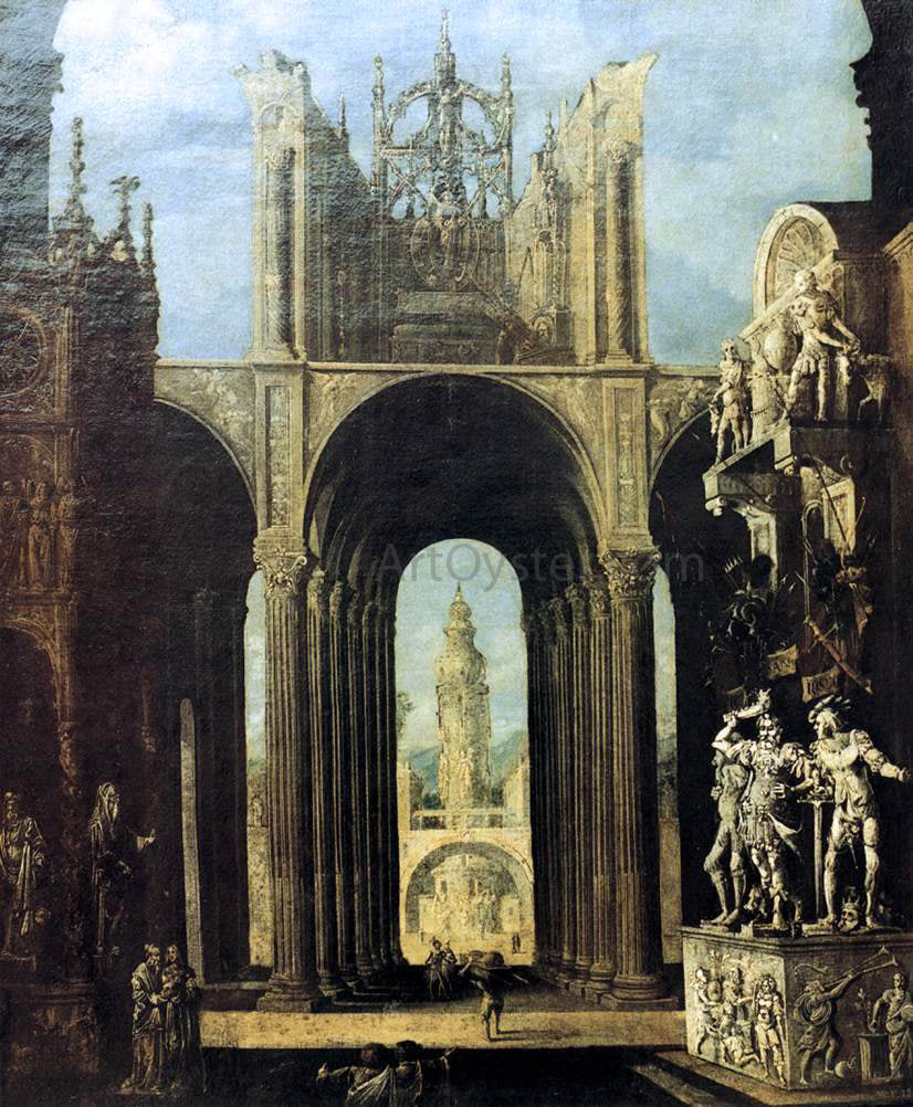 Francois De Nome The Tomb of Solomon - Canvas Print