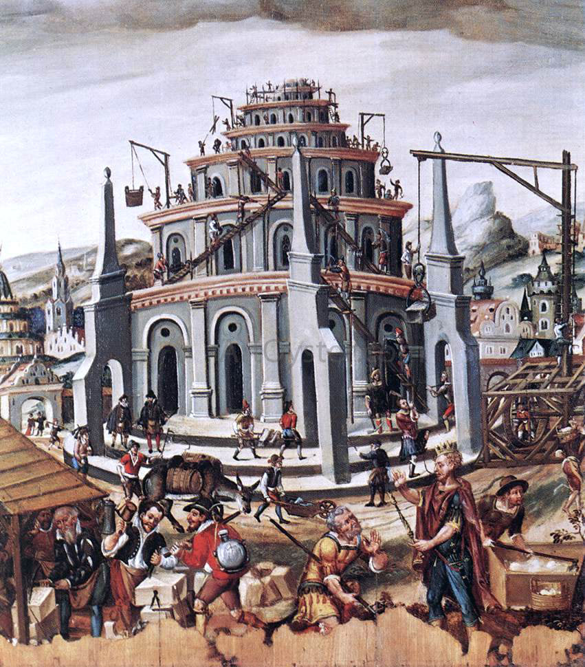 Unknown (2) Masters The Tower of Babel - Canvas Print