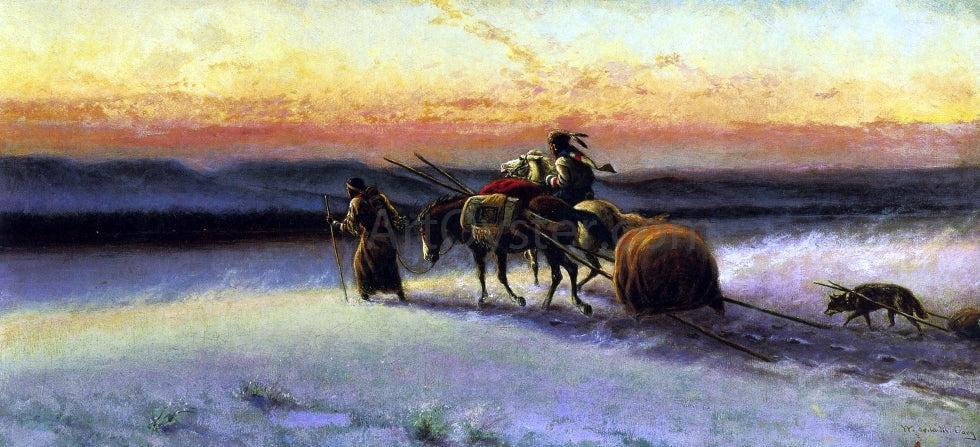 William De la Montagne Cary The Travois - Canvas Print