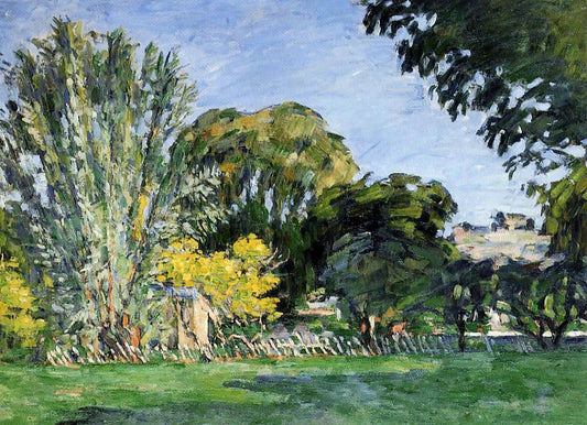 Paul Cezanne The Trees of Jas de Bouffan - Canvas Print