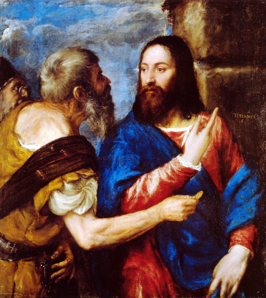 Titian The Tribute Money - Canvas Print