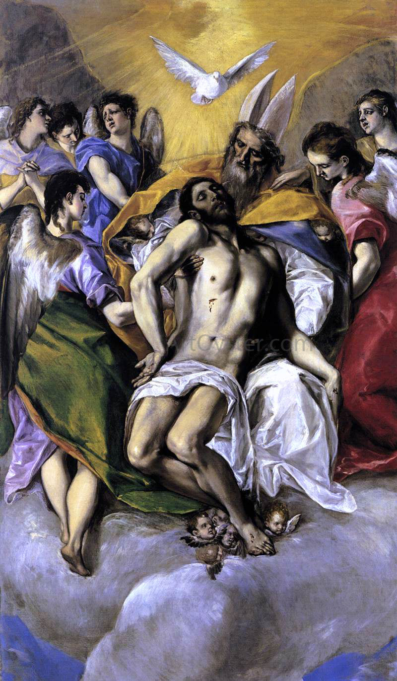 El Greco The Trinity - Canvas Print