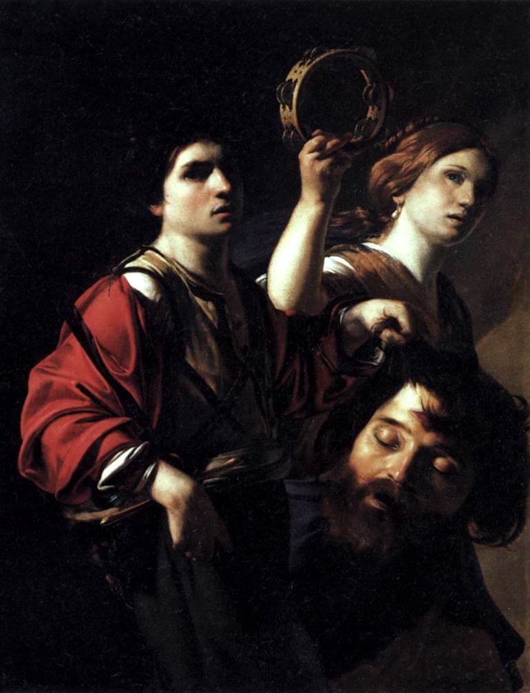 Bartolomeo Manfredi The Triumph of David - Canvas Print