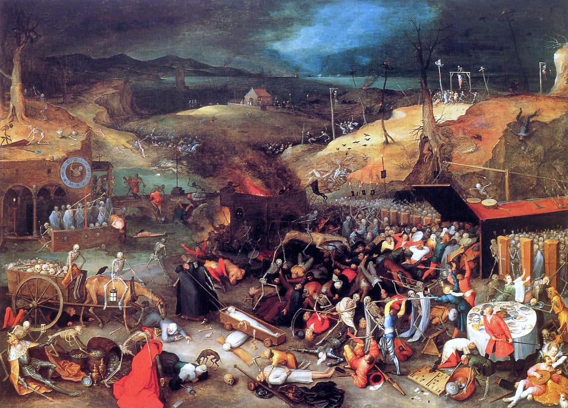 The Elder Jan Bruegel The Triumph of Death - Canvas Print