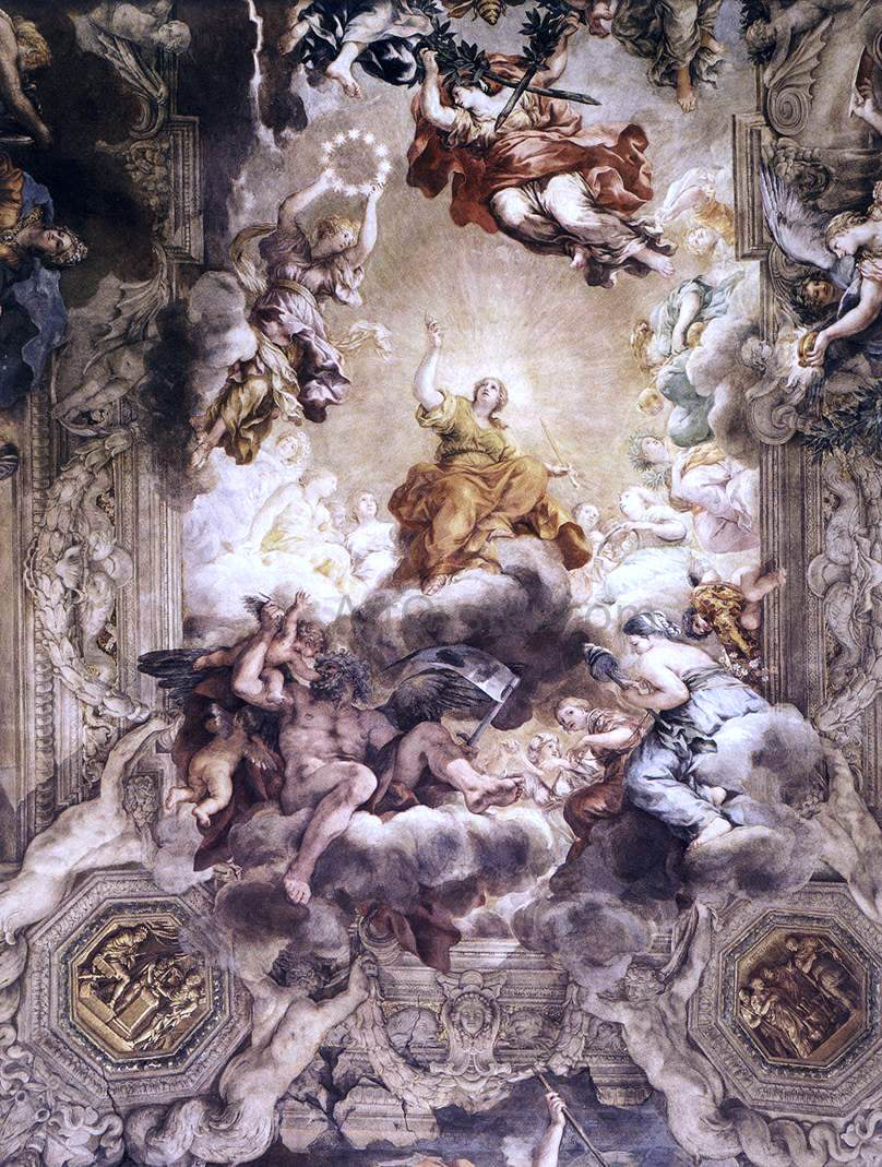 Pietro Da Cortona The Triumph of Divine Providence - Canvas Print