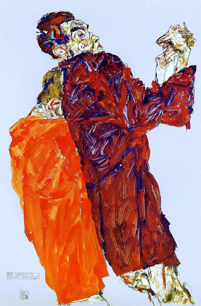 Egon Schiele The Truth was Revealed - Canvas Print