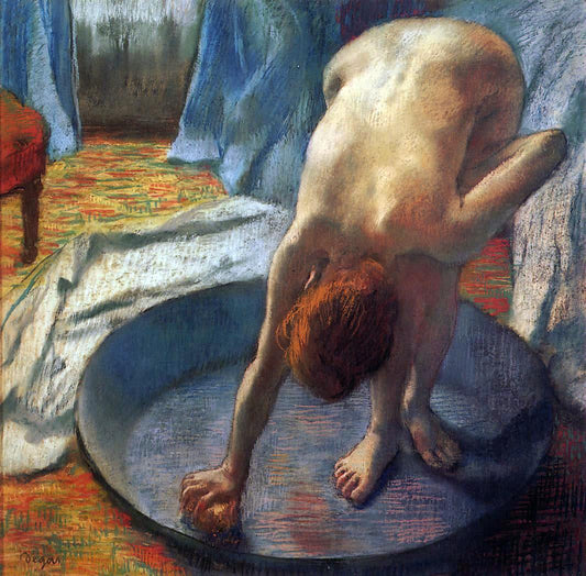 Edgar Degas A Tub - Canvas Print