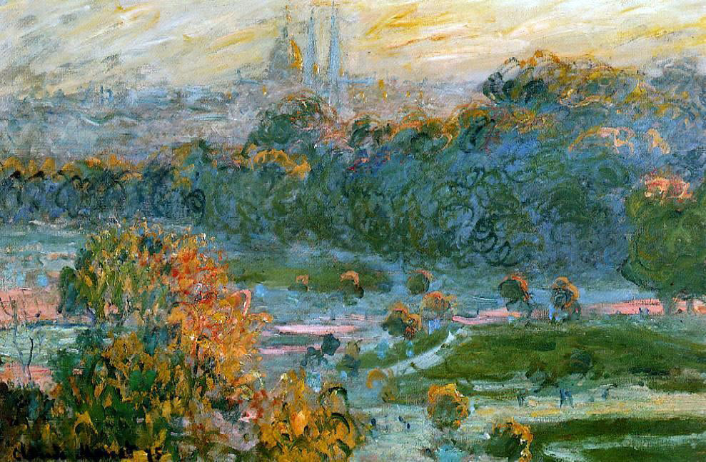 Claude Oscar Monet The Tuileries (study) - Canvas Print