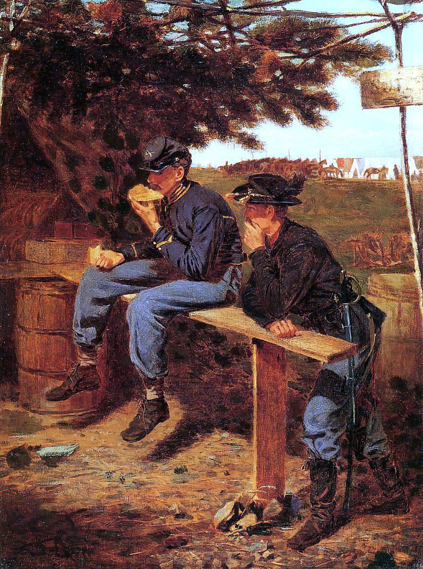 Winslow Homer The Tutler's Tent (also known as Extra Rations) - Canvas Print