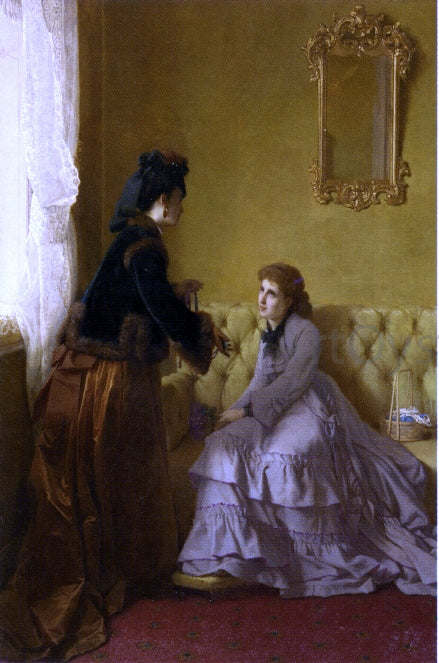 Frans Verhas The Unexpected Gift - Canvas Print