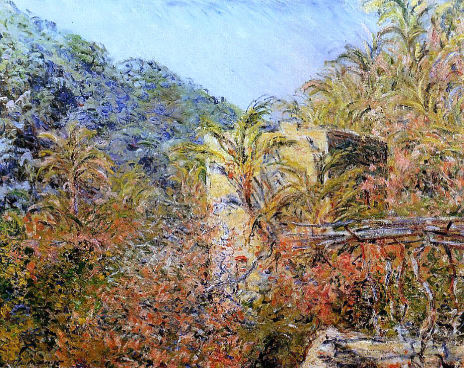 Claude Oscar Monet The Valley of Sasso, Sunshine - Canvas Print