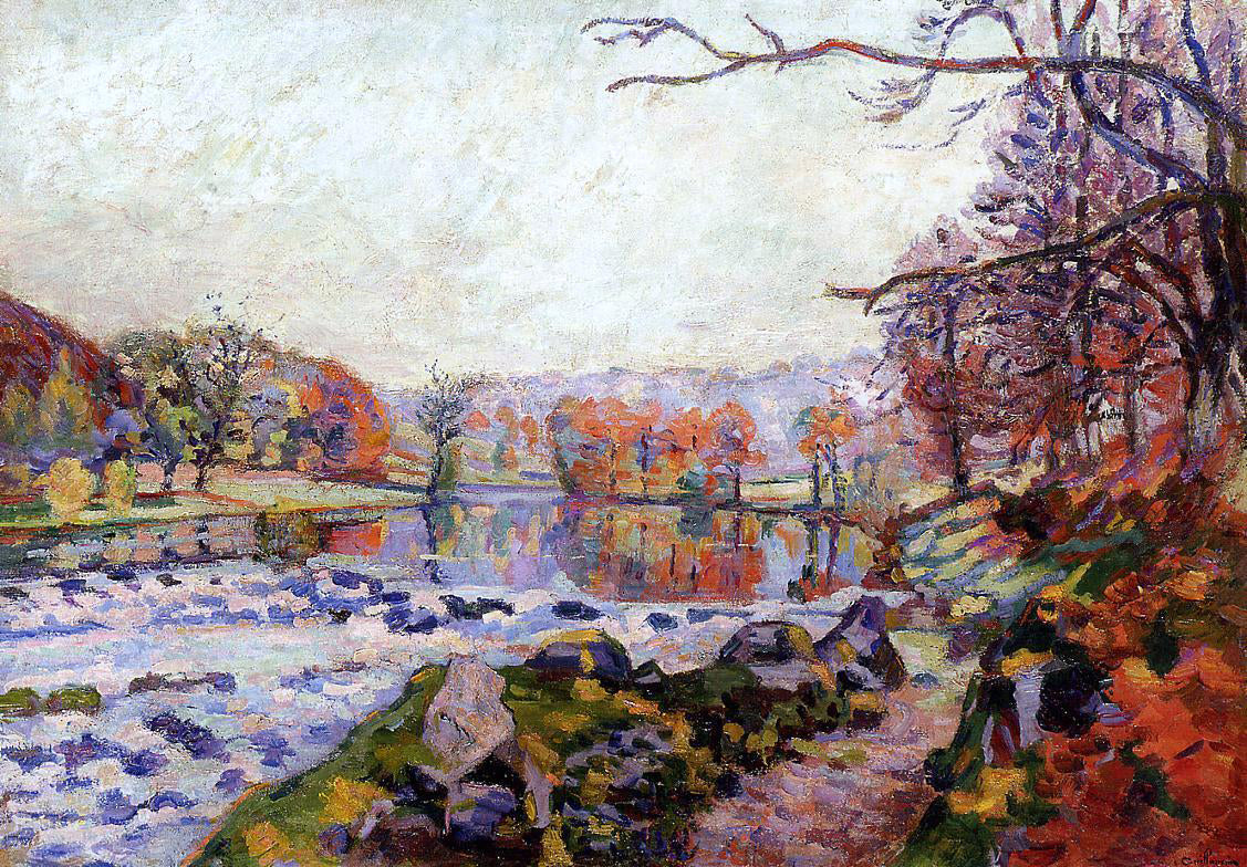 Armand Guillaumin The Valley of the Creuse - Canvas Print