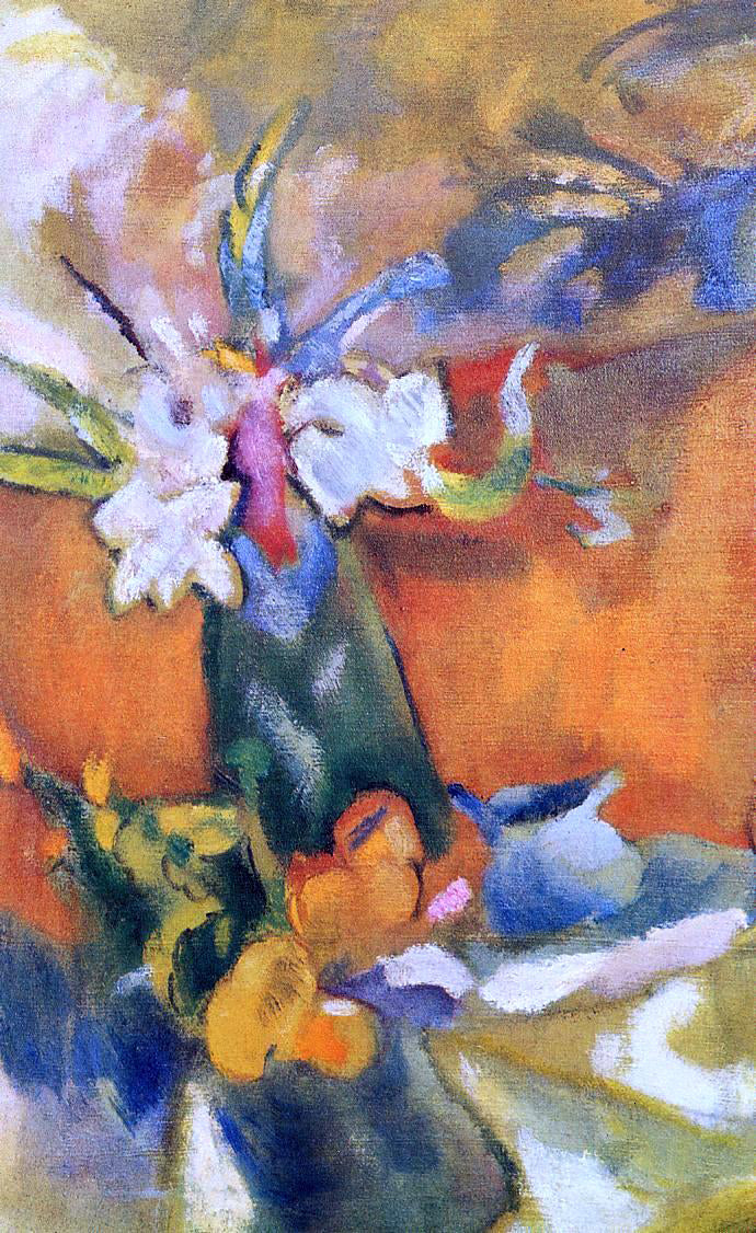 Jules Pascin The Vase of Flowers - Canvas Print