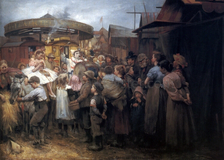 Robert Gemmell Hutchison The Village Carnival - Canvas Print