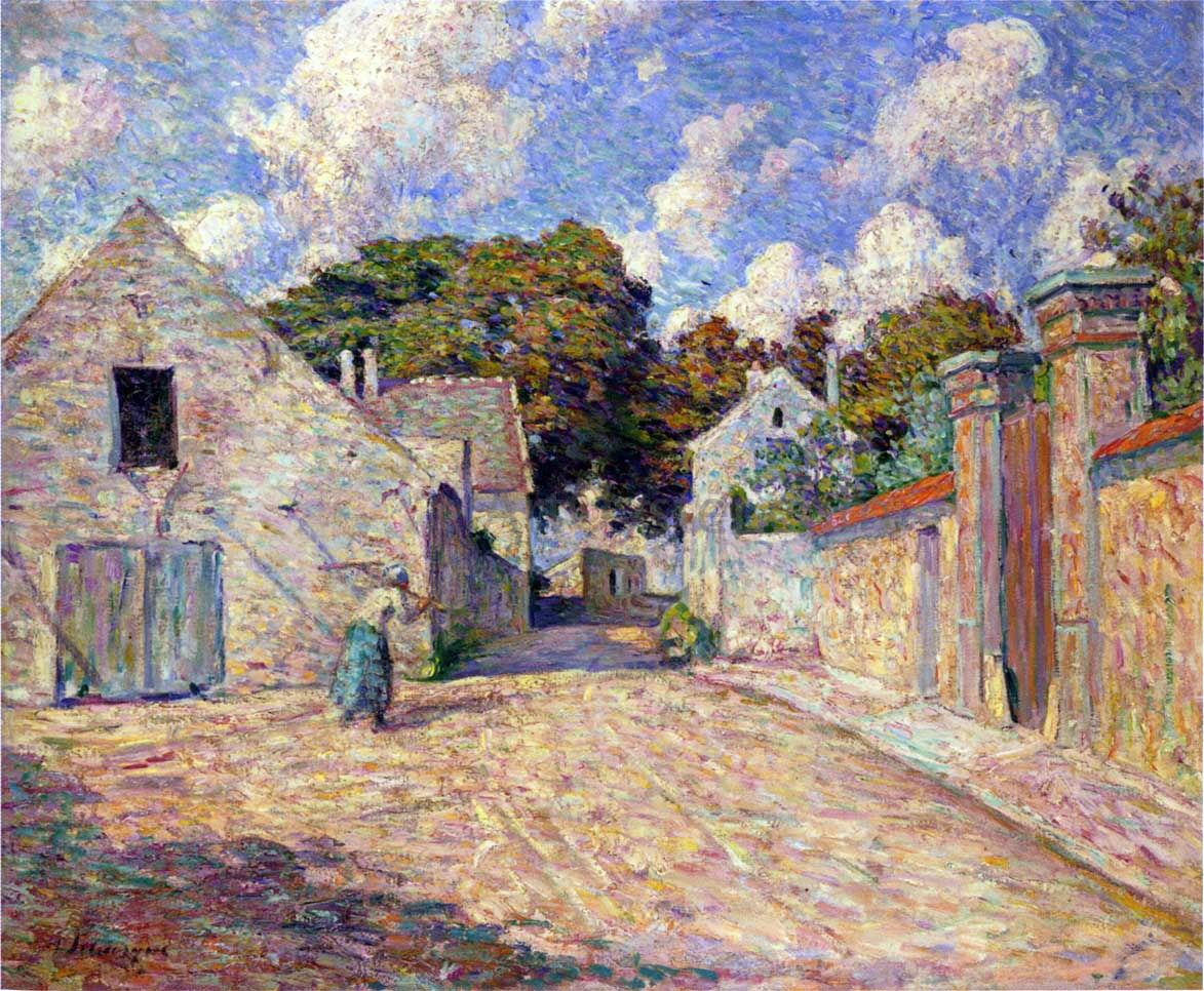 Henri Lebasque A Village Entrance - Canvas Print