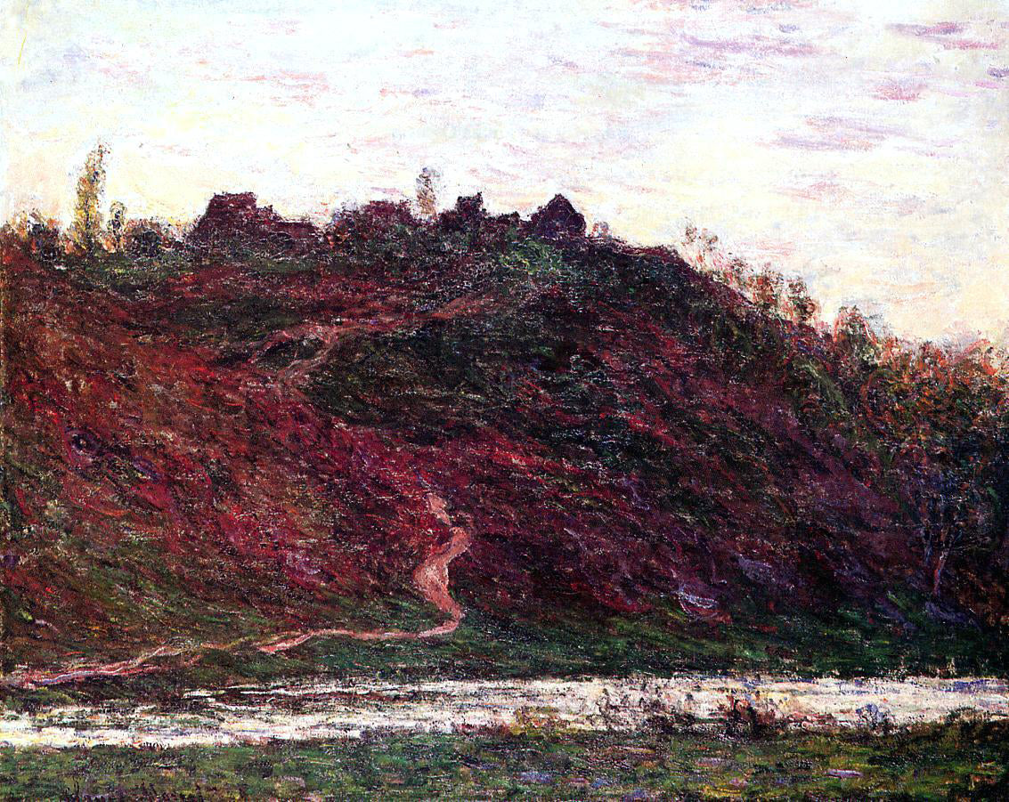 Claude Oscar Monet The Village of La Coche-Blond, Evening - Canvas Print