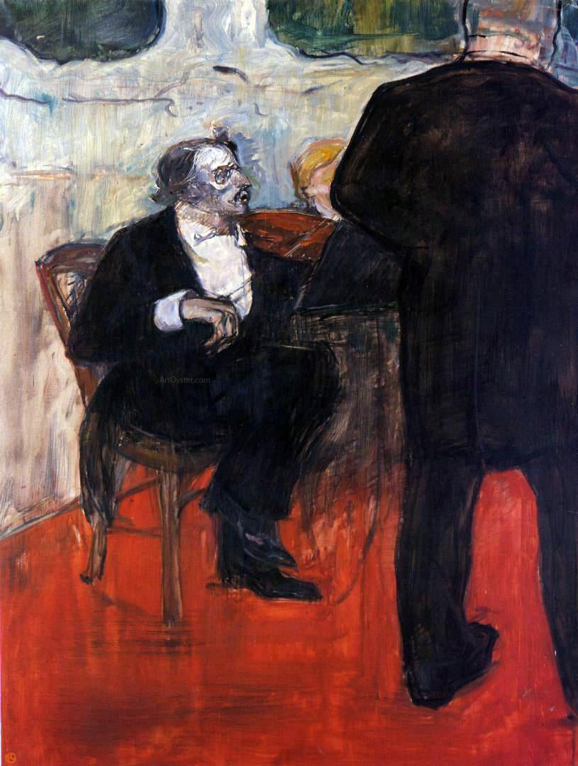 Henri De Toulouse-Lautrec The Violinist Dancia - Canvas Print
