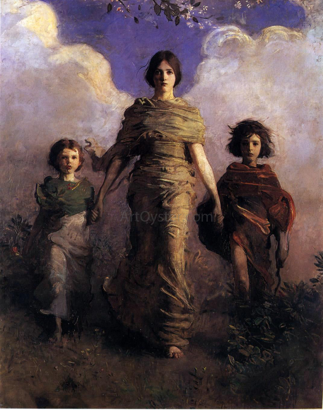 Abbott Handerson Thayer The Virgin - Canvas Print