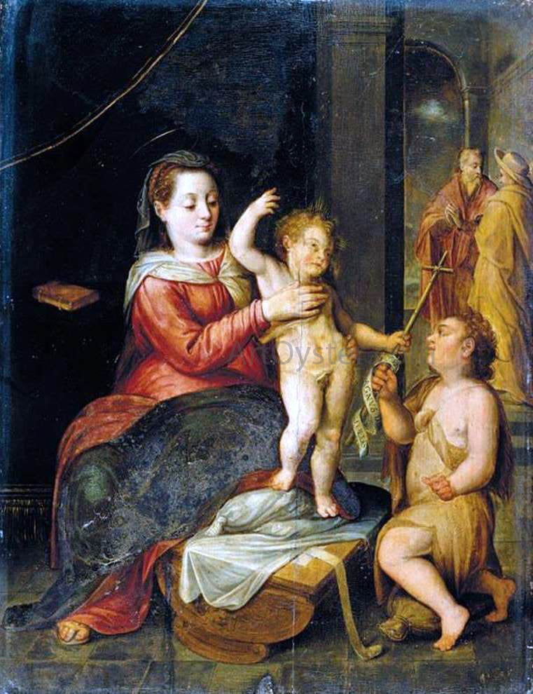 Bernaert De Ryckere The Virgin and Child - Canvas Print