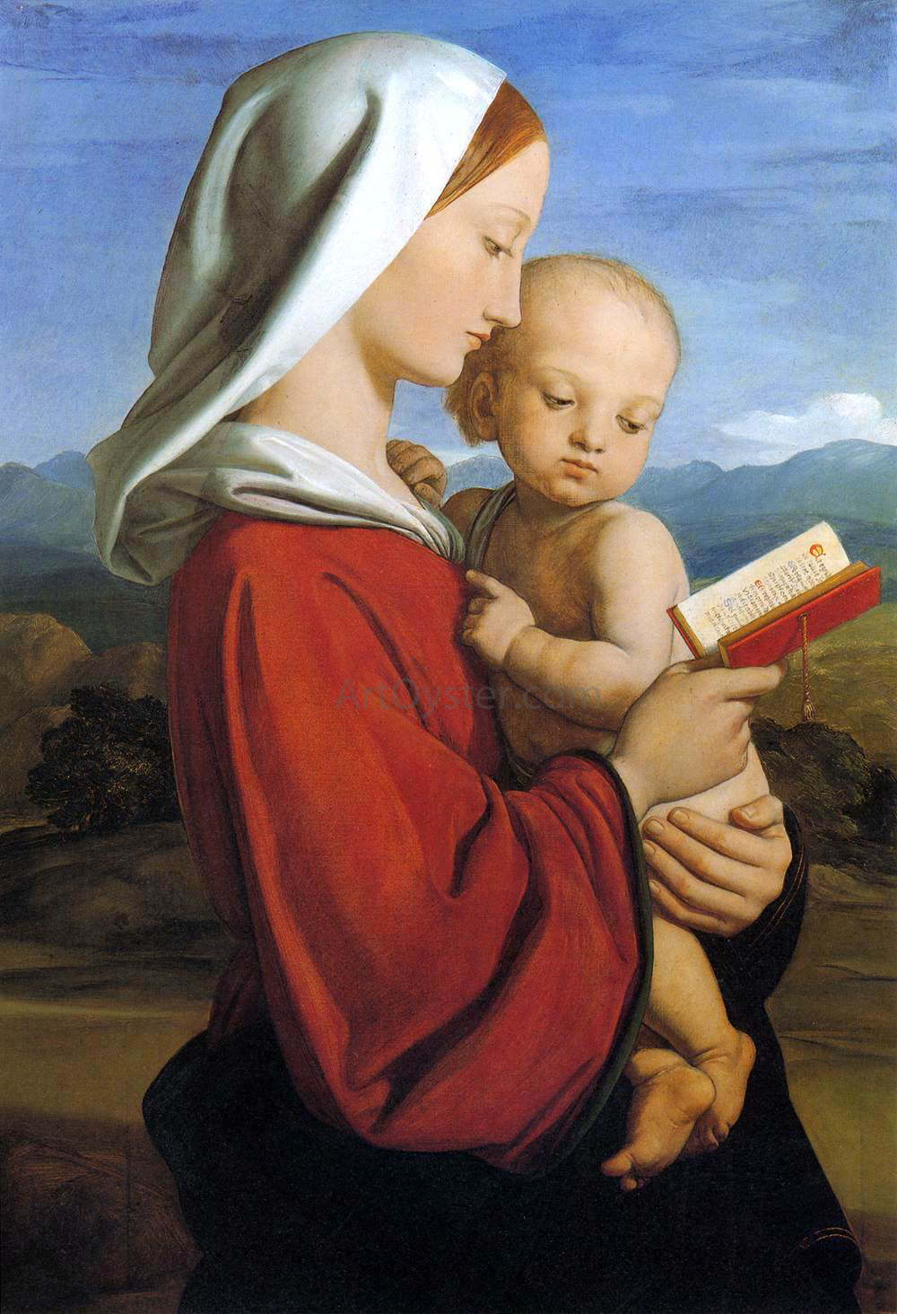 William Dyce The Virgin and Child - Canvas Print