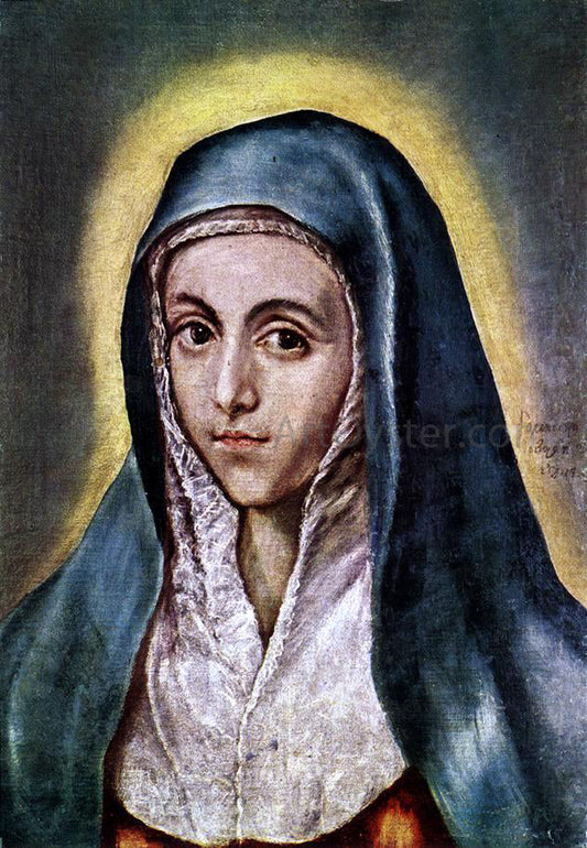 El Greco The Virgin Mary - Canvas Print
