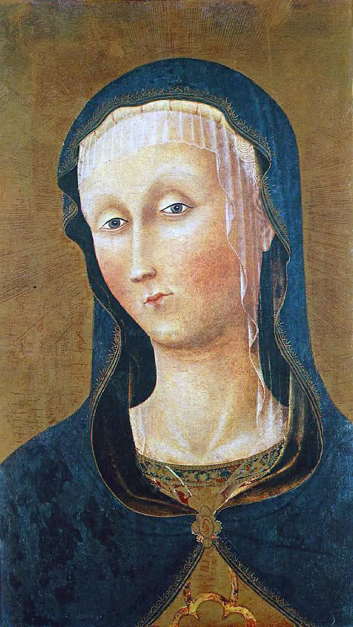 Pietro Di Giovanni d'Ambrogio The Virgin Mary - Canvas Print